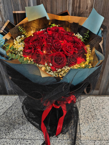 33stalk roses bouquet