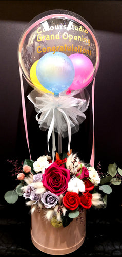 Soap Dry flower with ball arrangement - Elegant Floral Gift Boutique
