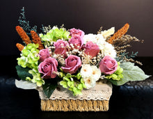 Load image into Gallery viewer, Soap flower with basket - Elegant Floral Gift Boutique