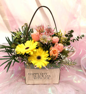 Copy of fresh flower with love box - Elegant Floral Gift Boutique