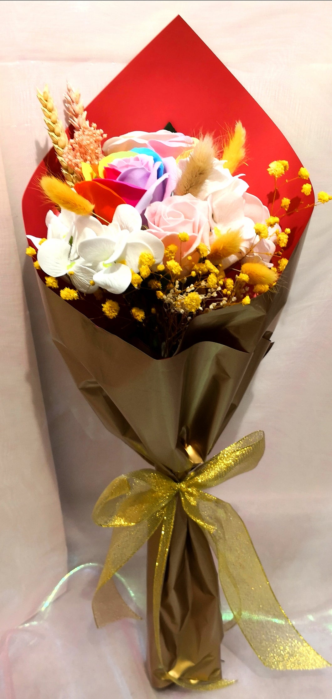 Soap flower bouquet - Elegant Floral Gift Boutique