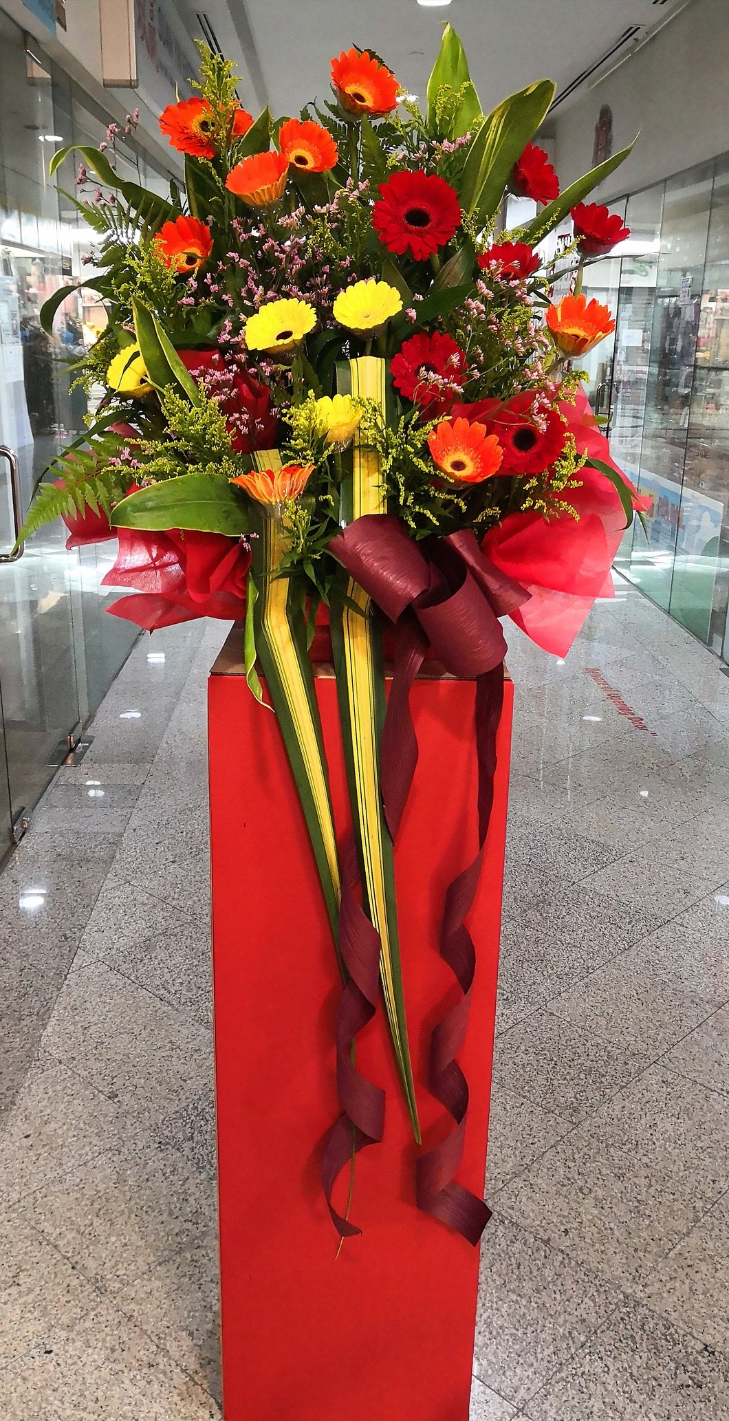 GOSA-130 Grand Opening Stand Arrangement - Elegant Floral Gift Boutique