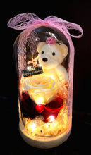 Load image into Gallery viewer, Preserved Fresh Flower Glass - Elegant Floral Gift Boutique
