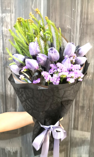 purple tulip - Elegant Floral Gift Boutique