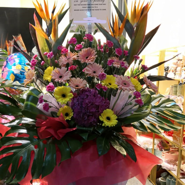 GOSA-250 Grand Opening Stand Arrangement - Elegant Floral Gift Boutique